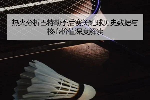 热火分析巴特勒季后赛关键球历史数据与核心价值深度解读